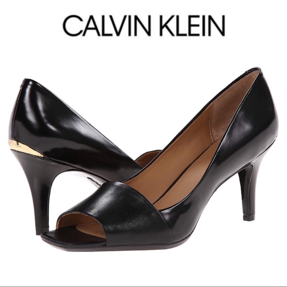 Calvin Klein Square Toe Nareen Heel